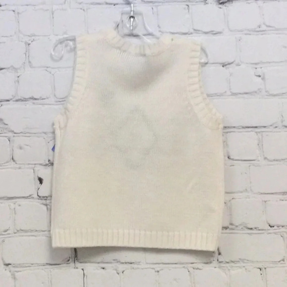 Izod 18M Cream Sweater Vest - Picture 5 of 5